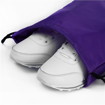 Мешок для обуви Стандарт, 420 х 340, Calligrata, фиолетовый